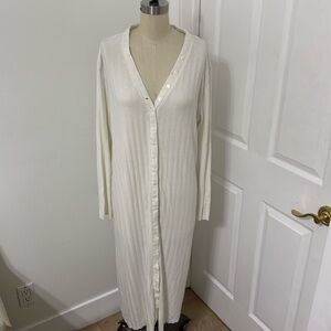 ENZA COSTA SUPER SOFT LUXURIOUS BUTTON DOWN DRESS